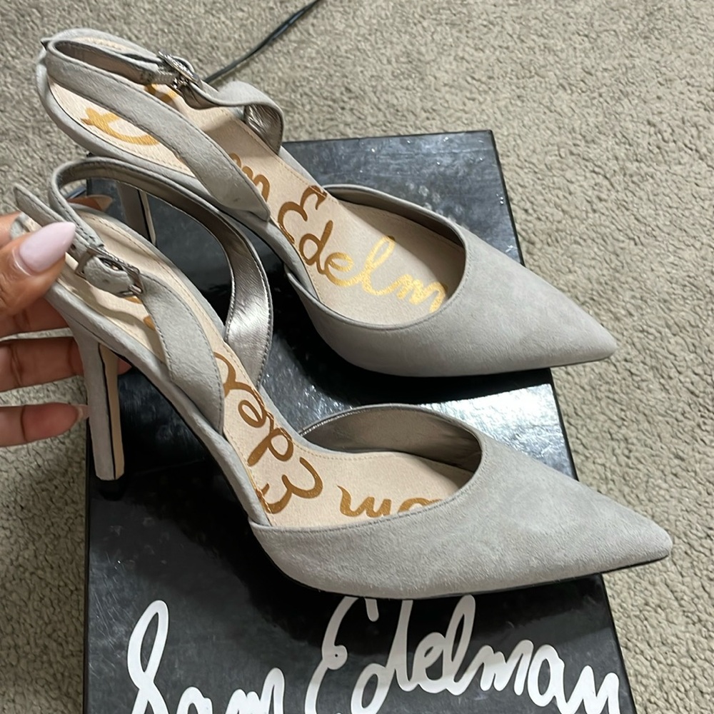 Sam Edelman, Dora, Grey Suede, 8 M